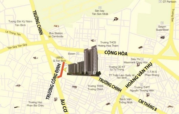 17 Harmona 14 600x382 - Dự án khu căn hộ The Harmona – Quận Tân Bình