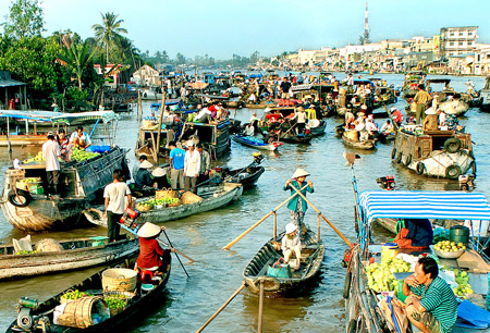 Cho Noi Phong Dien2 - Du lịch miền Tây thăm chợ nổi Phong Điền