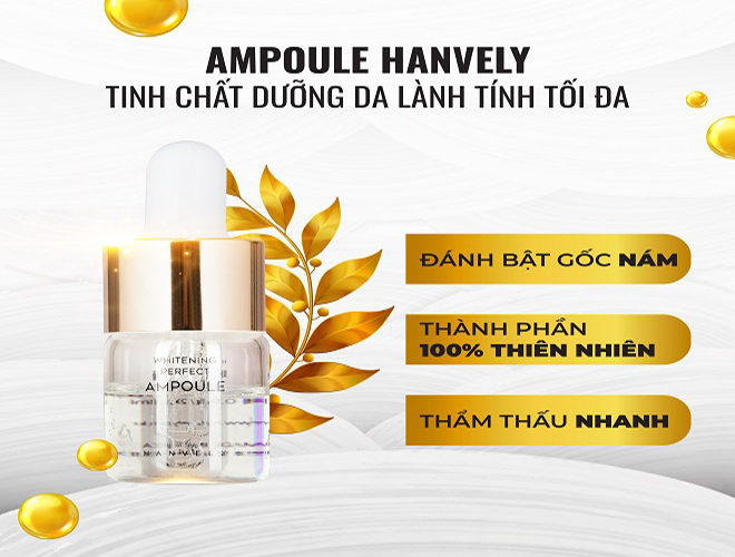 Serum trị nám đốm nâu Hanvely