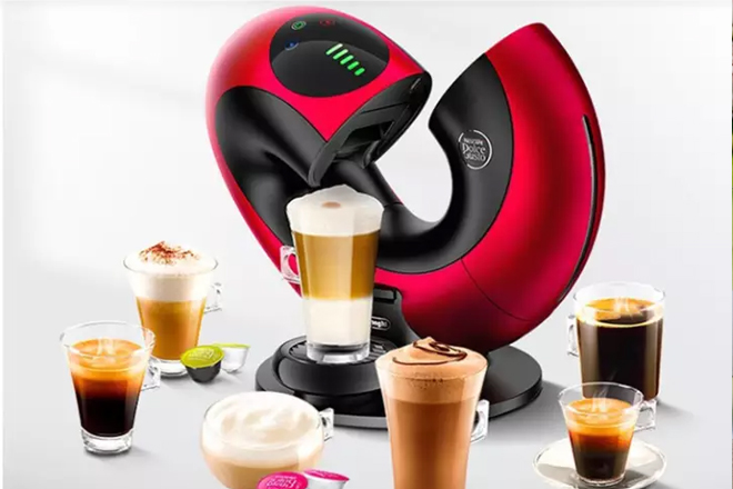 Máy Nescafé Dolce Gusto Eclipse tạo ra nhiều loại cà phê hương vị khác nhau